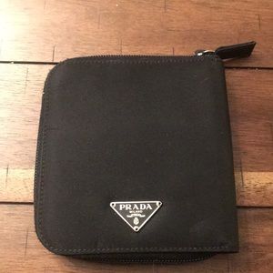 Prada black wallet